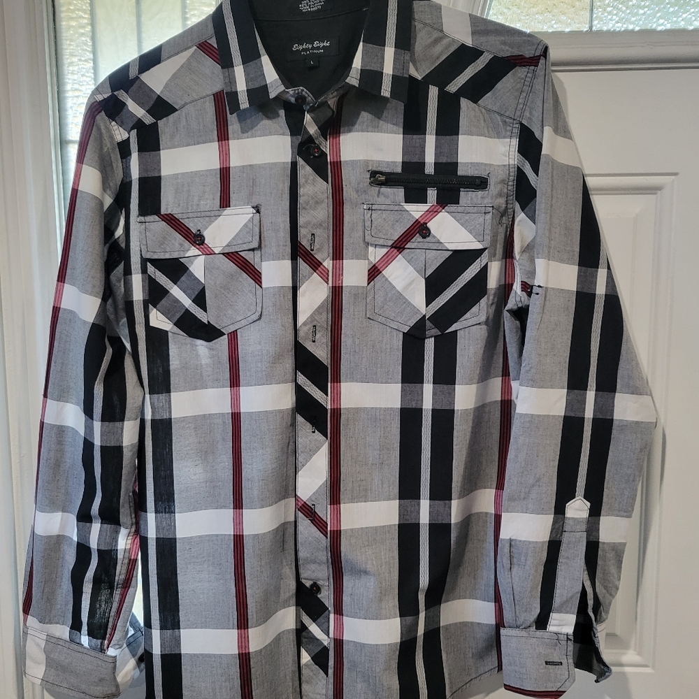 Mens long-sleeved shirt